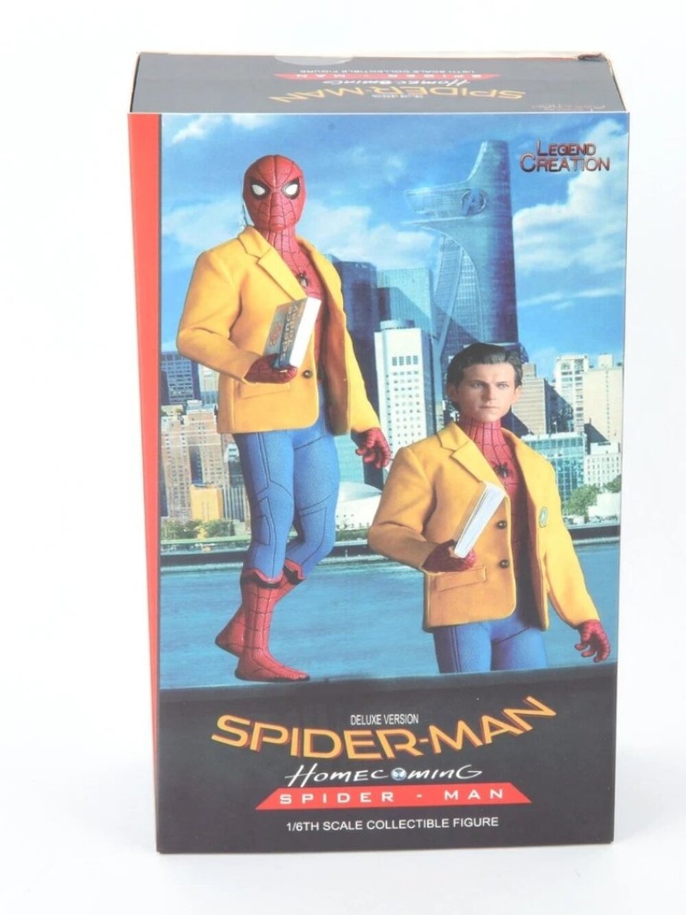 Spider-Man Homecoming Peter Parker 1:6 Action Figure Head Changable Toy Gift - Picture 3 of 7